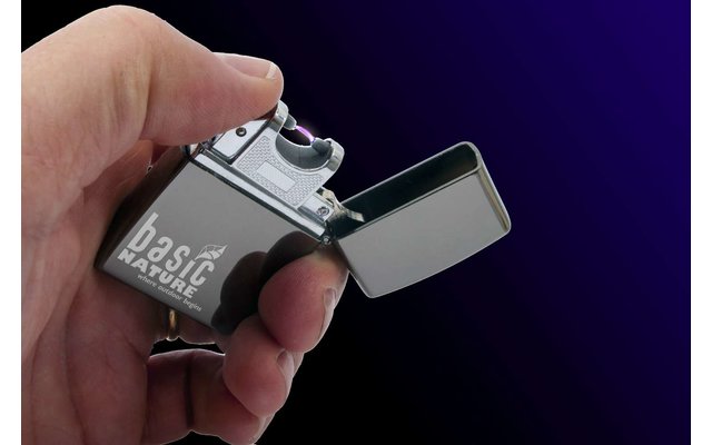 BasicNature Feuerzeug Arc USB mit Akku