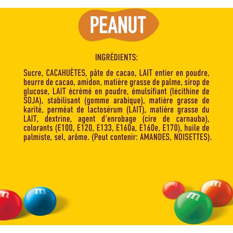 M&M's Peanut - Sachet de 82 g