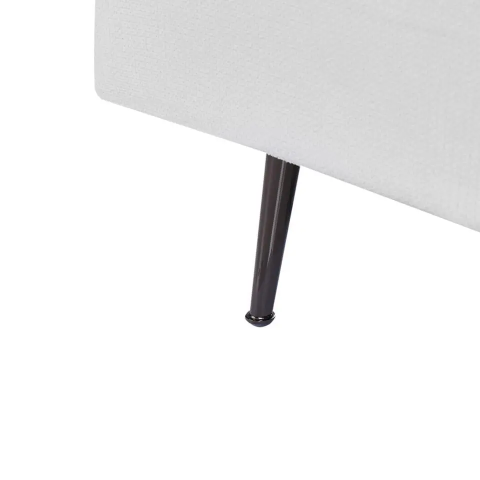 RIOM - Chaise longue - Wit - Rechtszijdig - Stof
