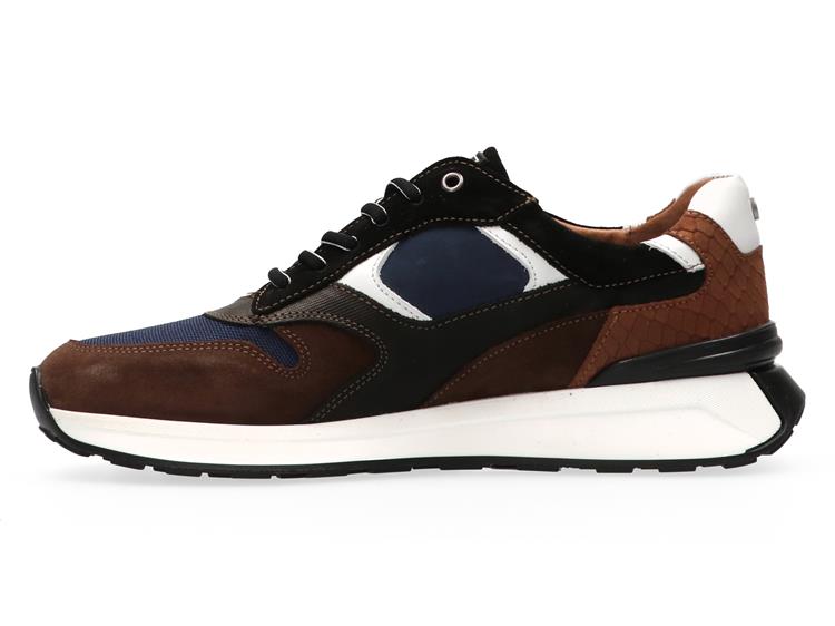 Australian Footwear Kyoto SKQ Blauw Zwart Combi