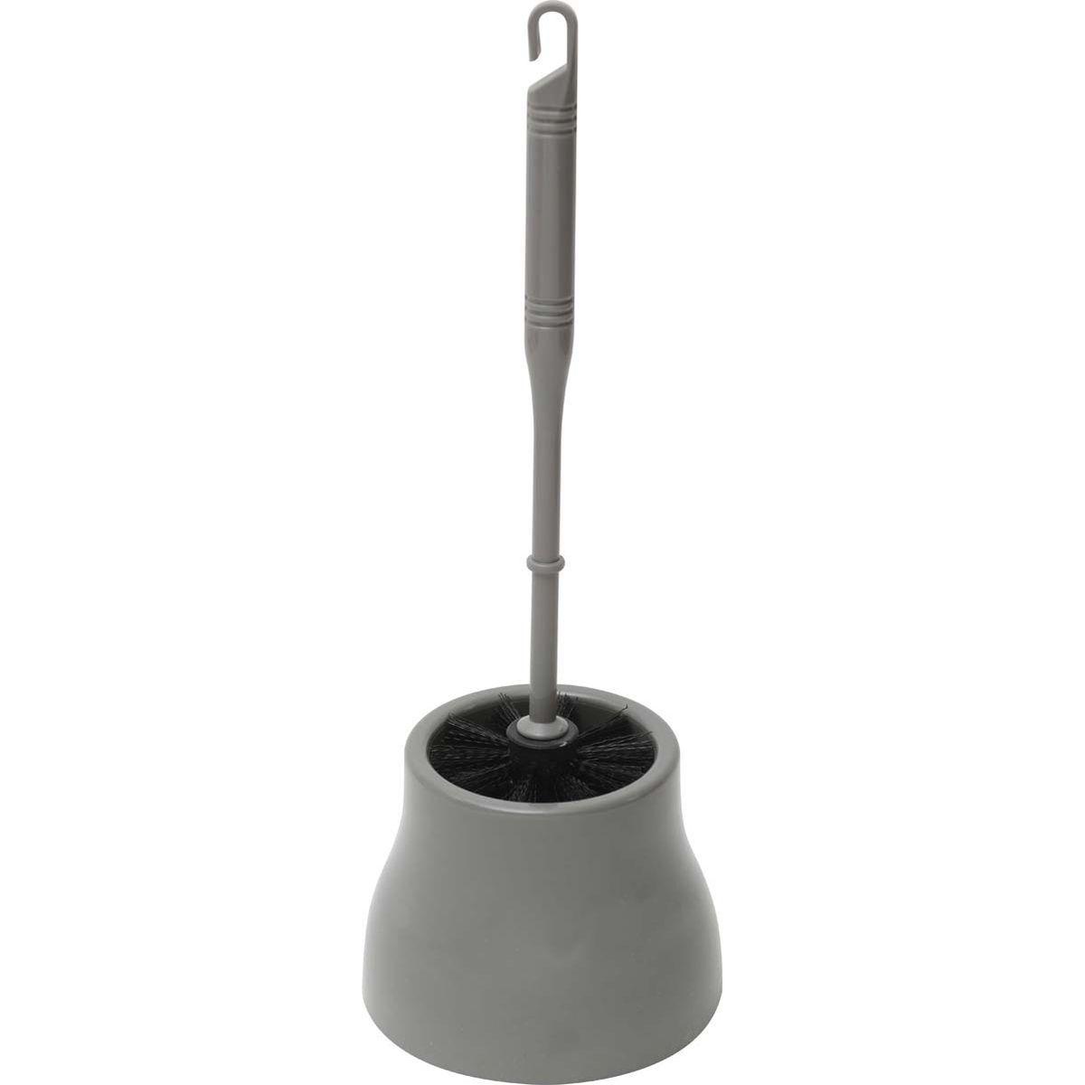 BROSSE WC ET SUPPORT PP GRIS