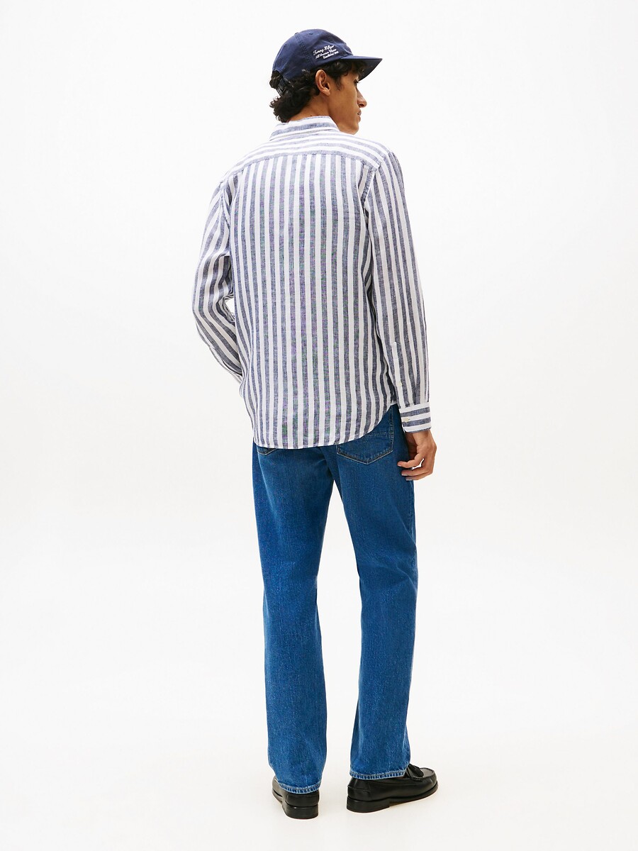 TOMMY HILFIGER<br>Camisa Oxford listrada