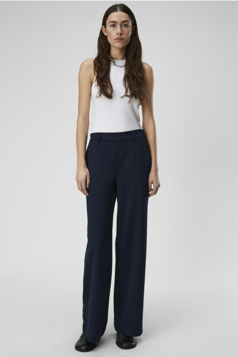 Object blauwe dames broek