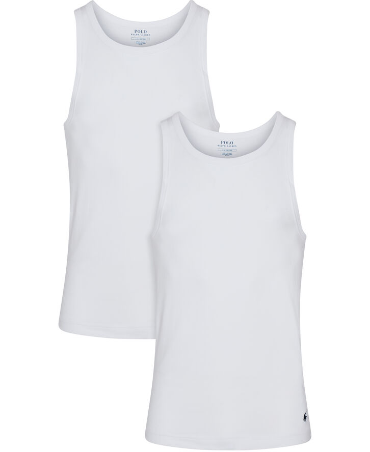 Polo Ralph Lauren Cotton Tank Top 2-Pack Hvid