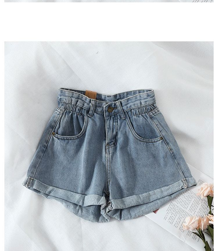 Dudu - Denim shorts met hoge taille