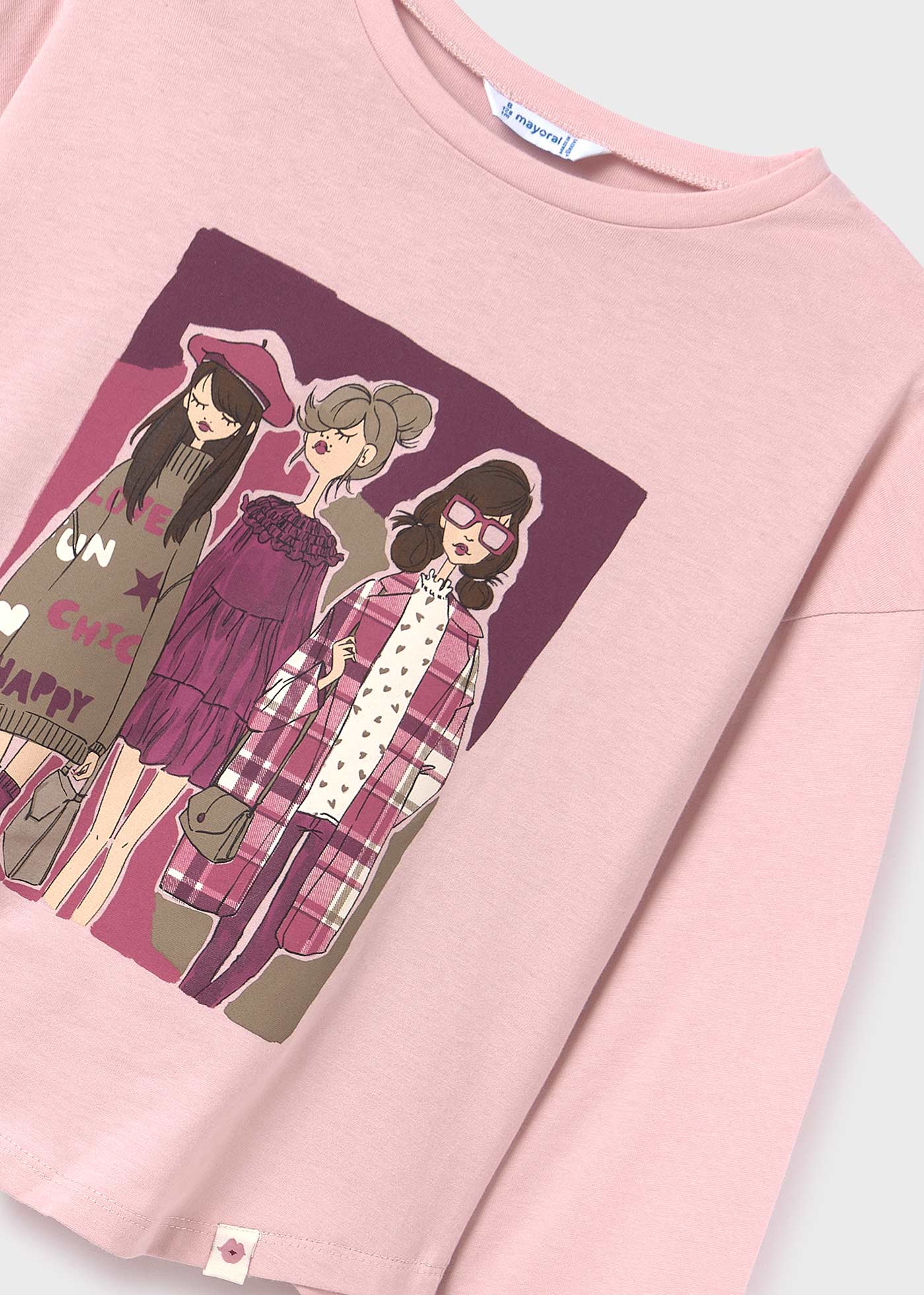 Camiseta estampada Better Cotton para meninas
