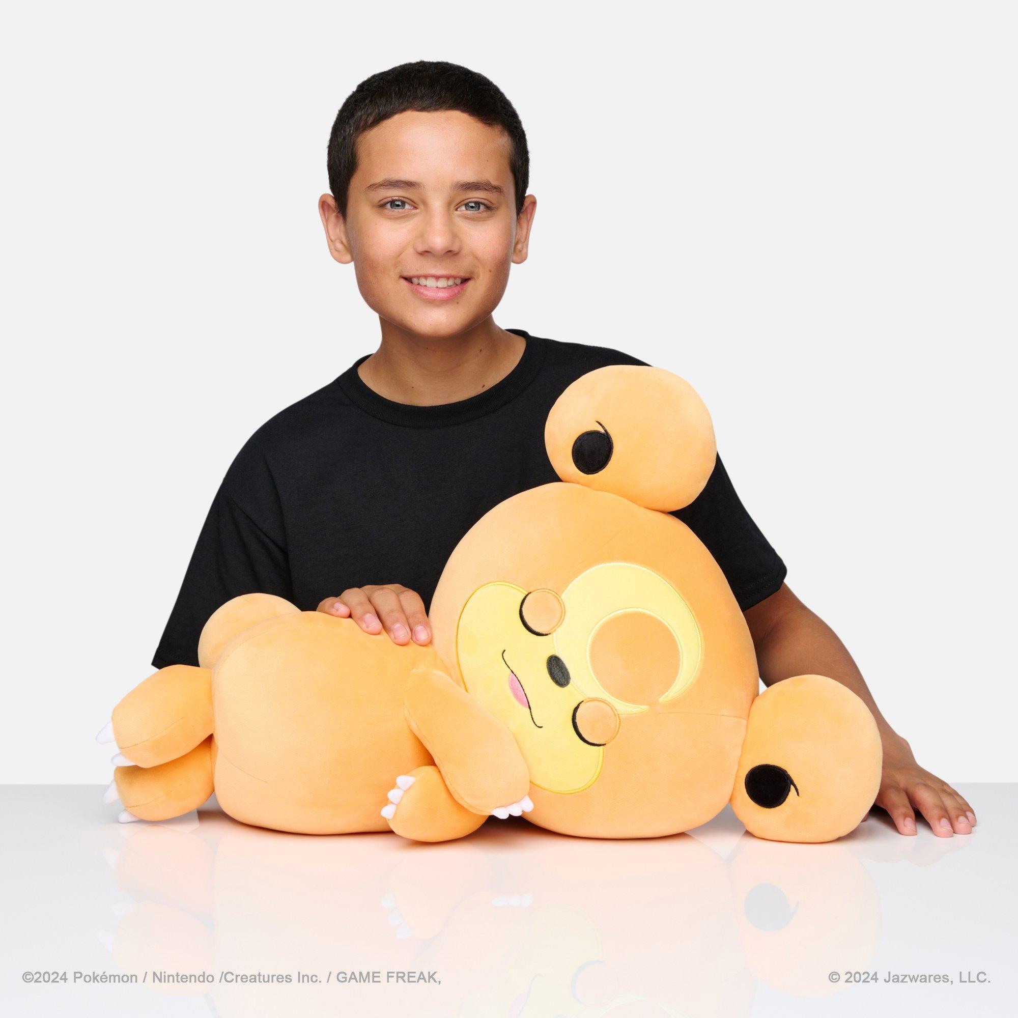 Pokemon GAME Pokemon Teddiursa Sleeping Plush 18 Inch Premium Plush in Sleeping Pose