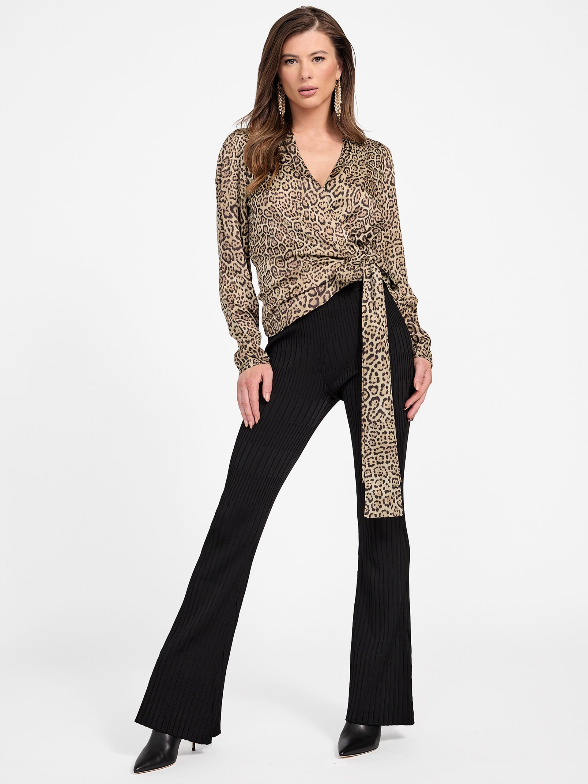 Blusa envelope estampada Eco Alanis