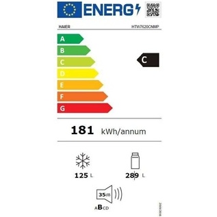Réfrigérateur congélateur en bas Haier HTW7620CNMP
