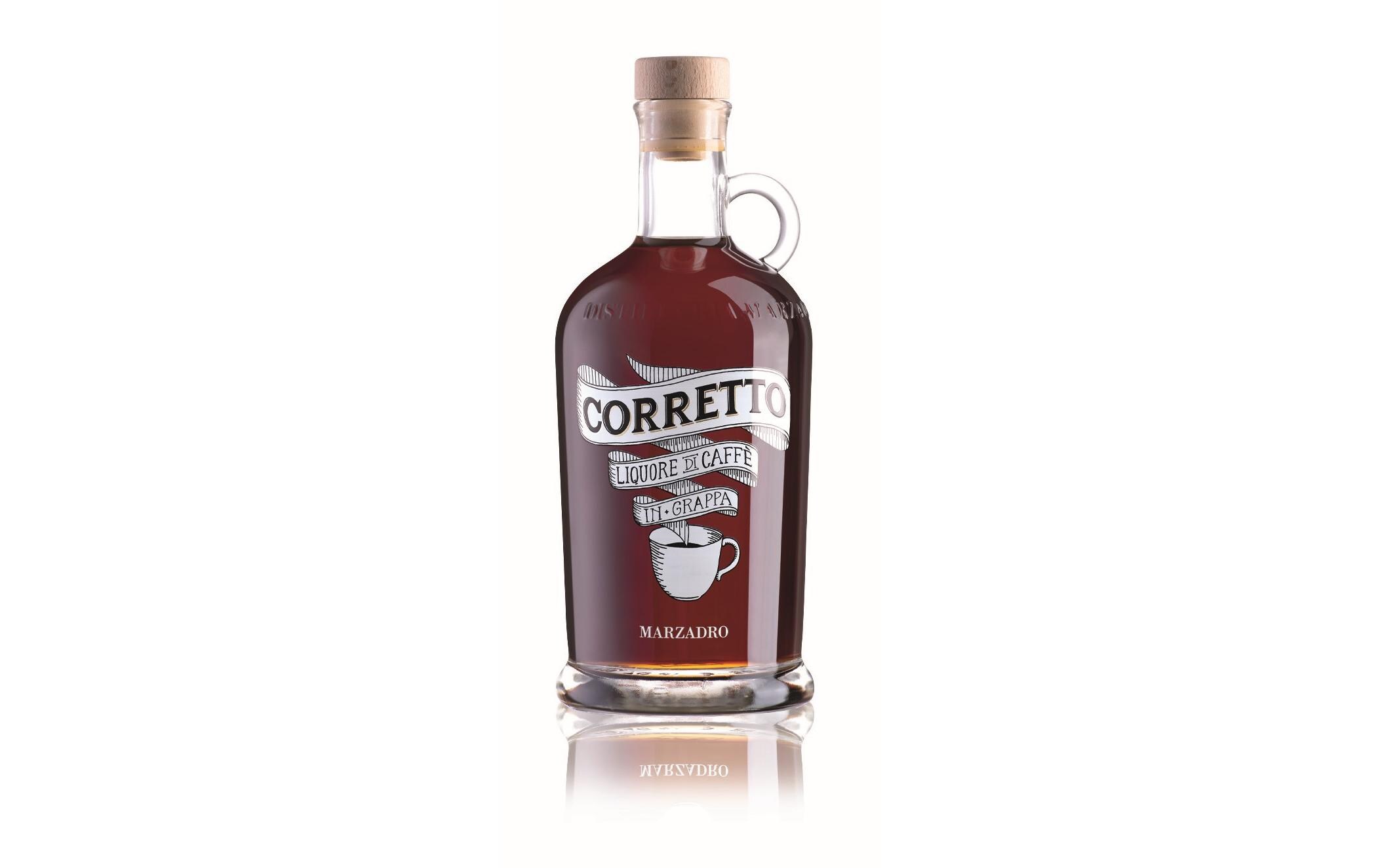 Corretto Kaffee Grappa Likör 0.7 lHochprozentige Spirituosen Spezialität mit Kaffeegeschmack
