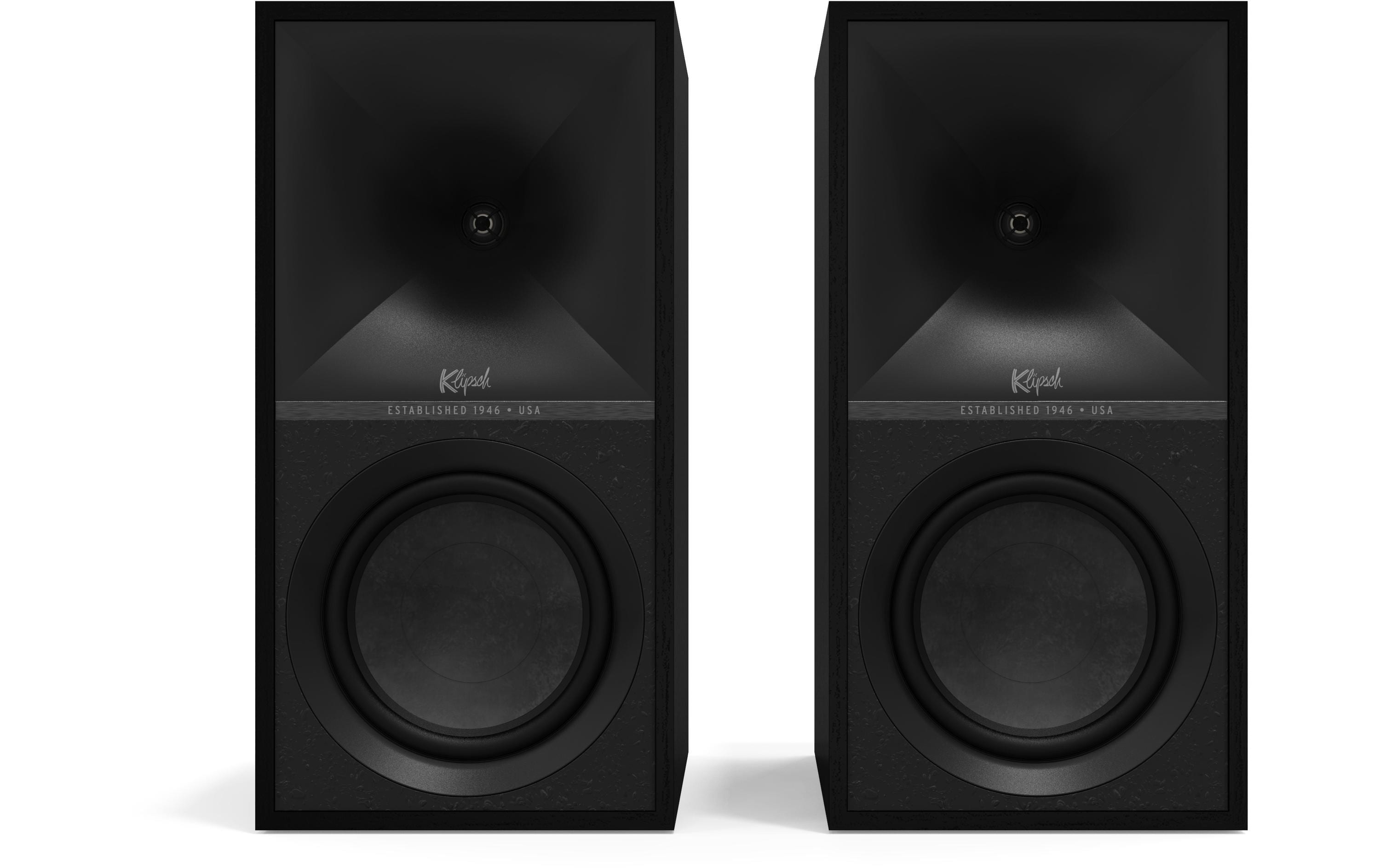 Regallautsprecher Paar The Sevens – Schwarz<br>Aktivlautsprecher-Paar mit Bluetooth und digitalen Anschlüssen