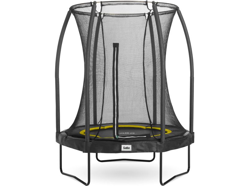 SALTA Trampolin Salta Komfort Edition 153 cm, Schwarz Trampolin im schlichten Design
