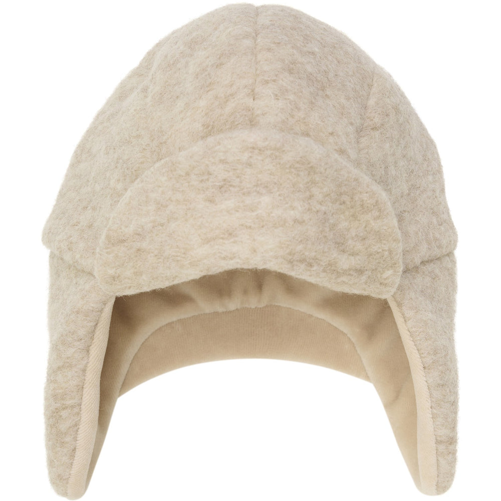 Køb Huttelihut Sand Melange Hue Uld W. Velour Lining