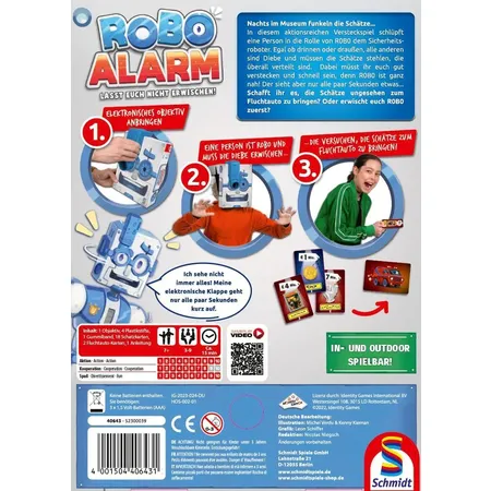 Schmidt Spiele ROBO ALARM - Lasst euch nicht erwischen!