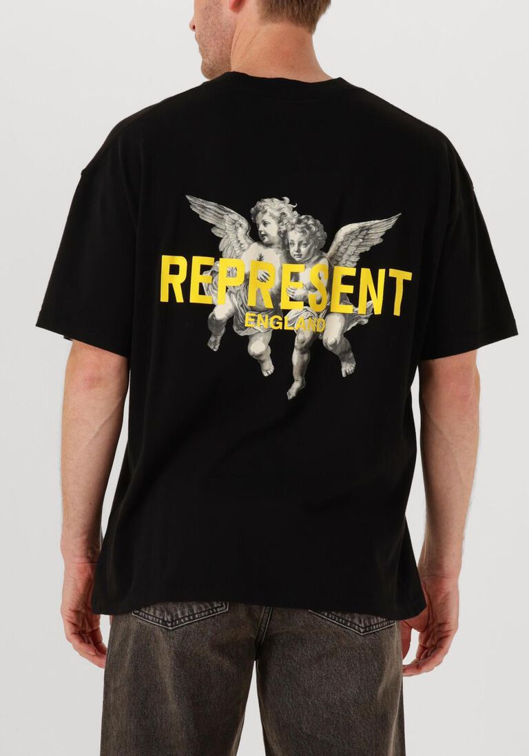 zwarte represent t-shirt legacy cherubs t shirt