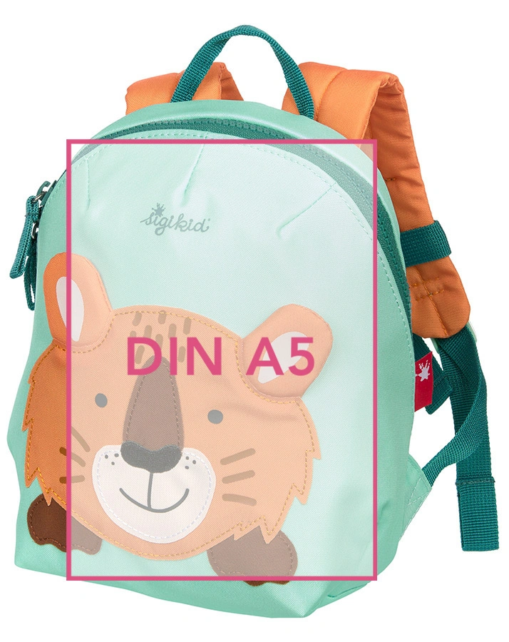 Kinderrucksack TIGER (22x24x10) in bunt
