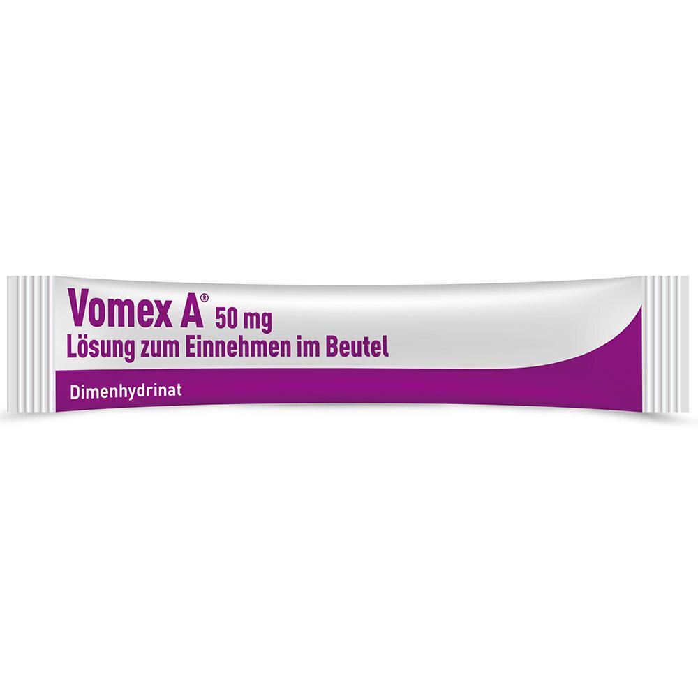 VOMEX A 50 mg im Beutel für Unterwegs