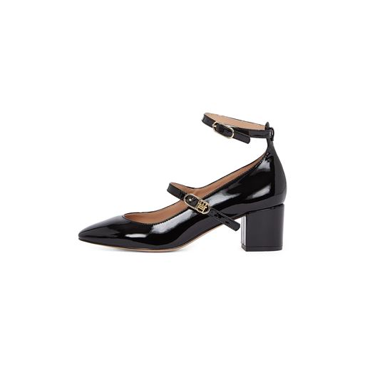 Tommy Hilfiger Double Strap Pumps, Black, 41