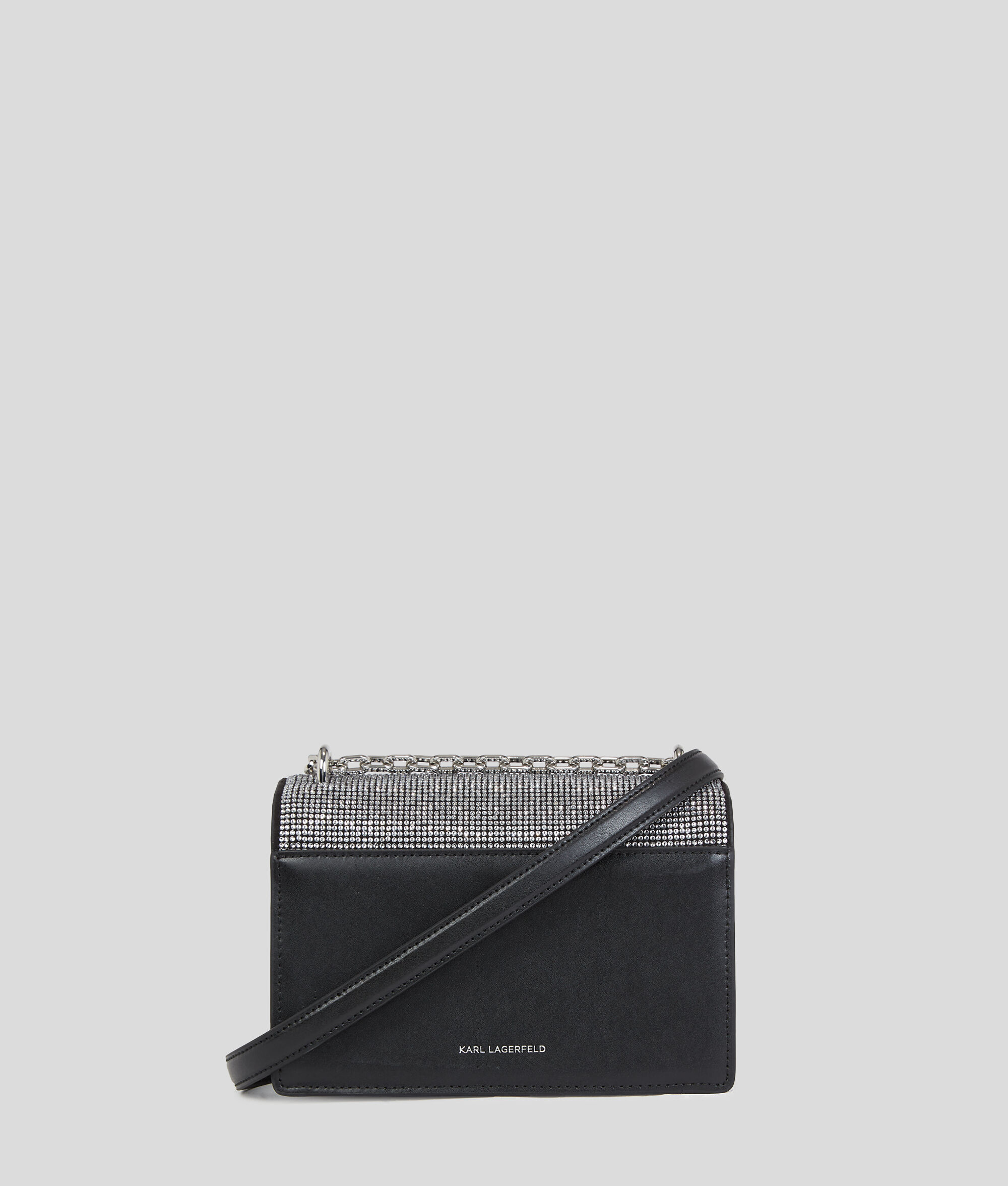 PETIT SAC PORTÉ ÉPAULE AVEC CRISTAUX K/SIGNATURE