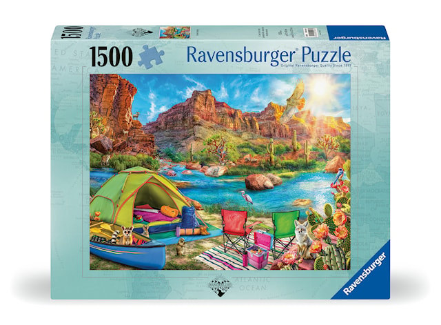 Puslespill Canyon Camping 1500 brikker, Ravensburger