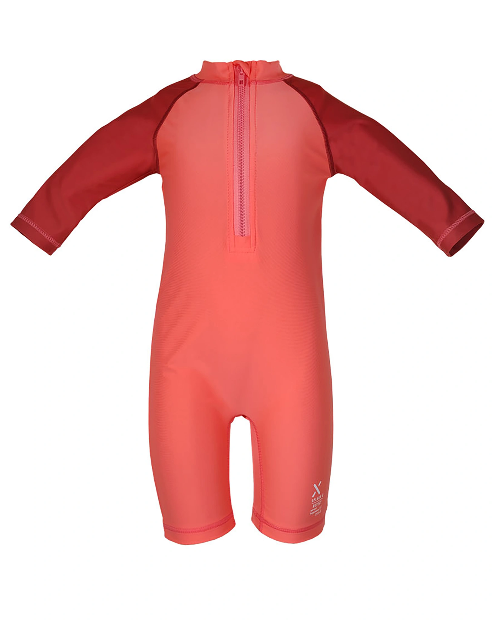 Badeoverall 3/4 Arm WATER in mineralrot