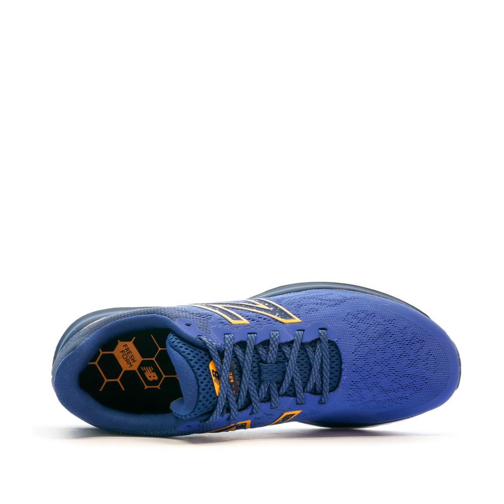 New Balance Chaussures de Running Bleu/Orange Homme New Balance 680v7