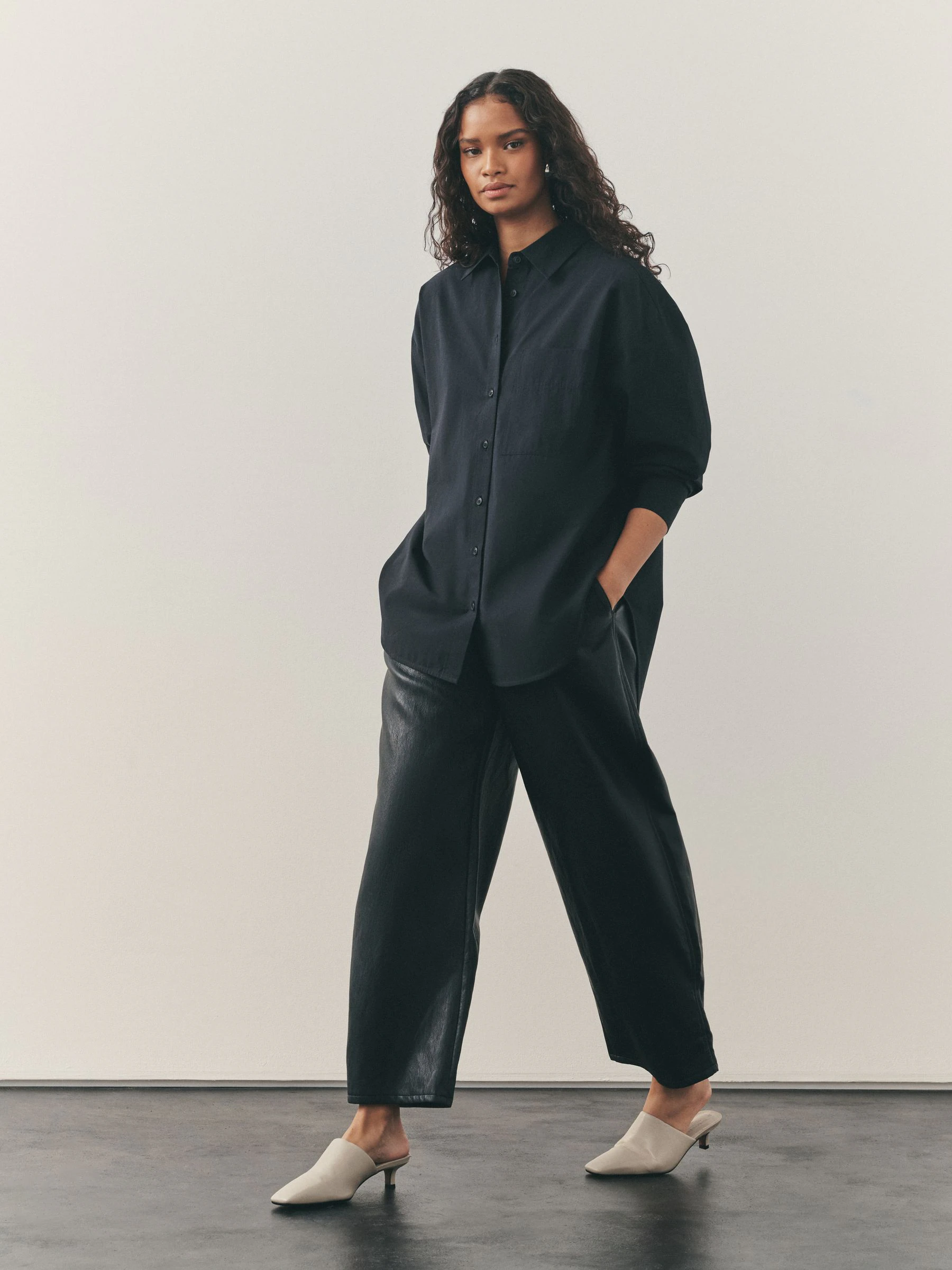 Zwart - Nothing Ordinary Cotton Relaxed Shirt