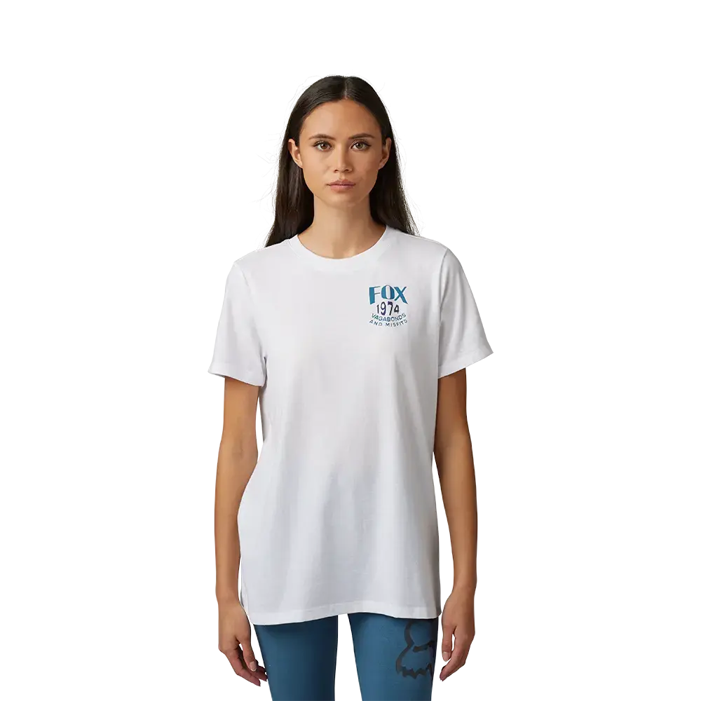 Fox Predominant MTB Fietsshirt Korte Mouwen Wit Dames