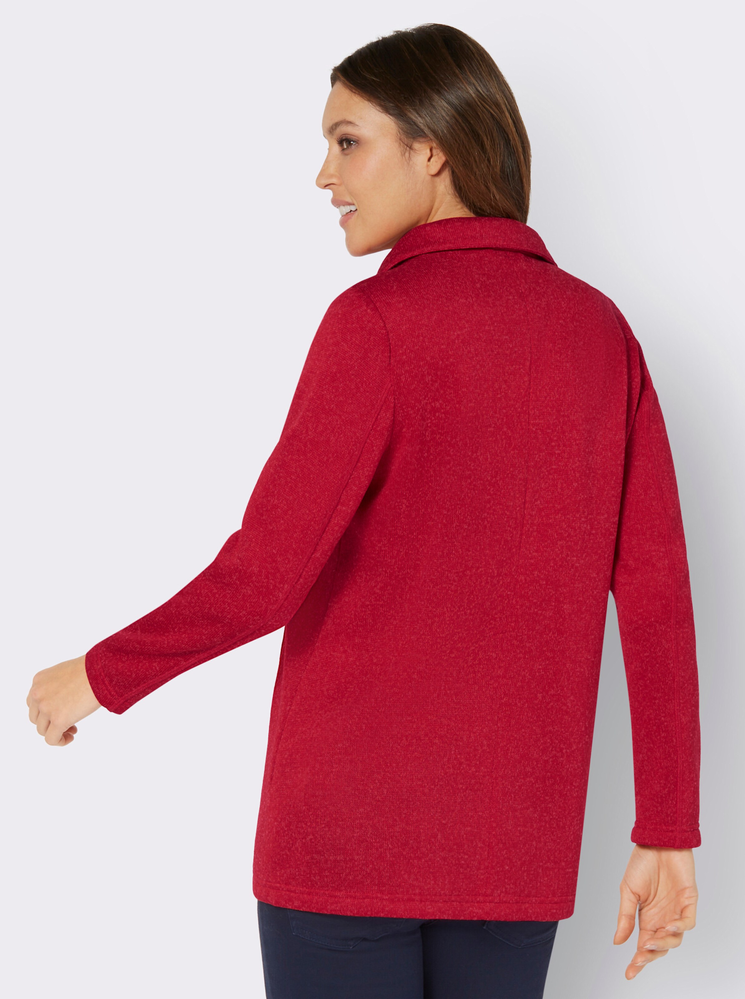 Strickfleecejacke