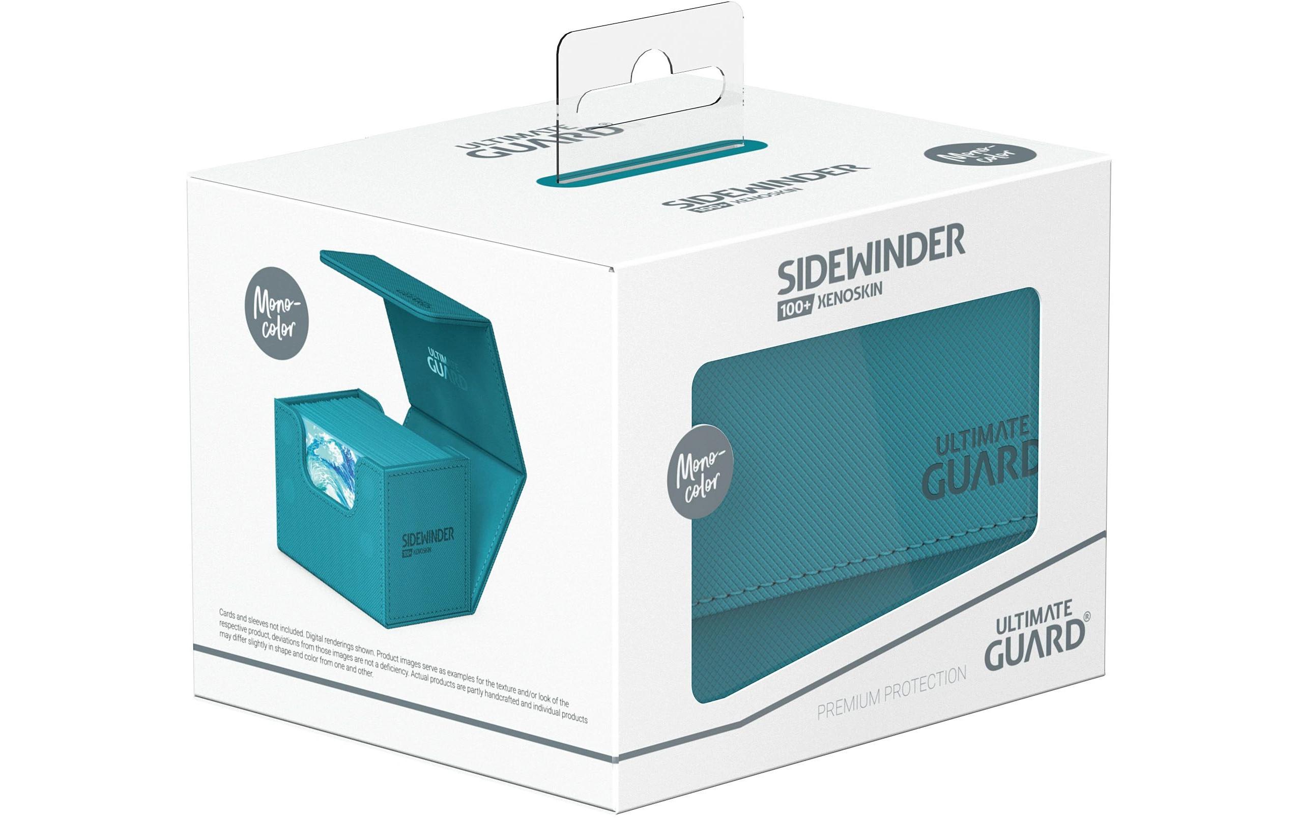 Kartenbox XenoSkin Sidewinder Monocolor 100+ PetrolblauHochwertige Box für Sammelkarten in Standardgrösse