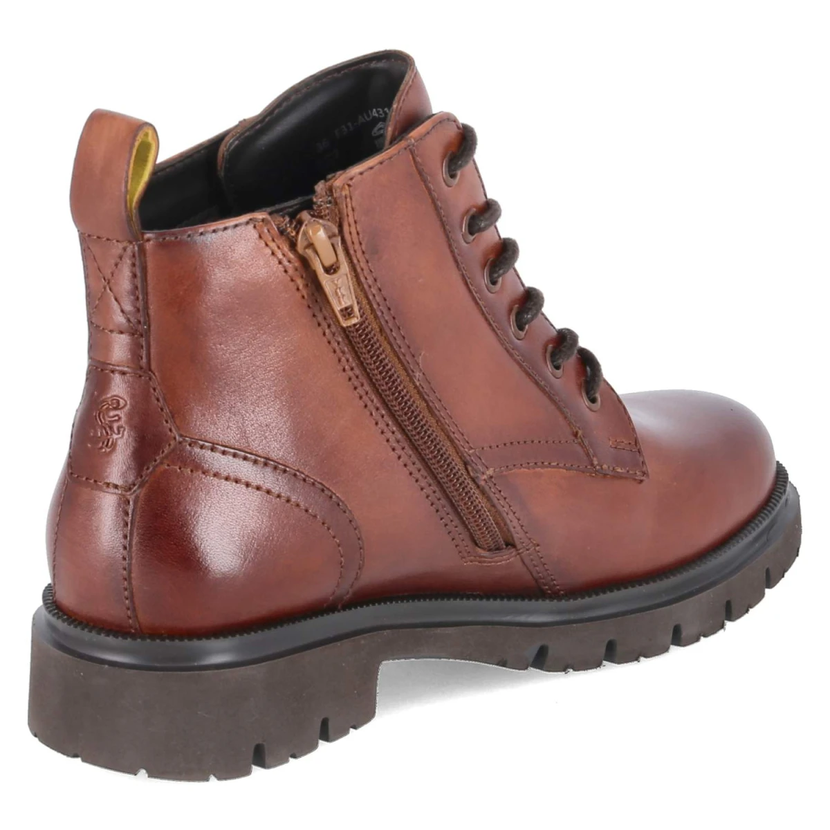 SalamanderSchnürstiefeletten - Cognac