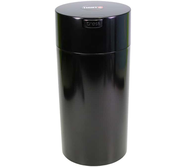 Boite conservatrice avec vide d'air 680gr/2.35L noire - Coffeevac