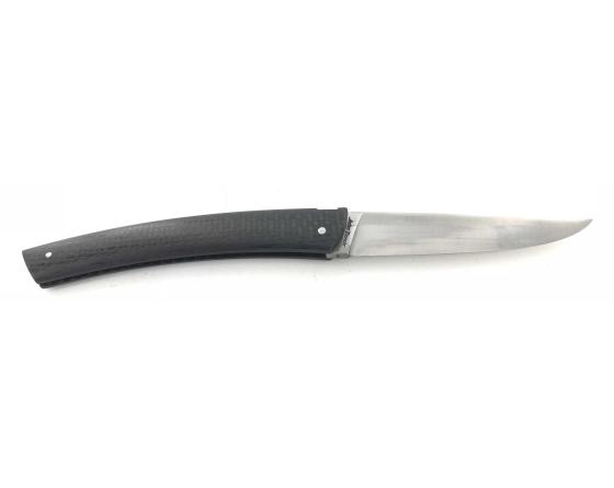 Compagnon Fibre de Carbone sans mitre EXTRA LIGHT Couteau de Poche Le Thiers par Chambriard