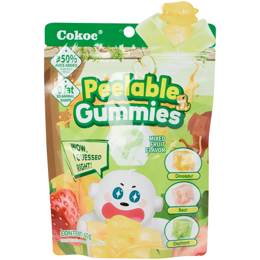 Peelable Gummies Mixed Fruit 60 gram
