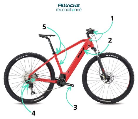 VTT Électrique Semi-Rigide BH Atom Pro Shimano Deore 10V 720 Wh 29'' Rouge - Produit Reconditionné