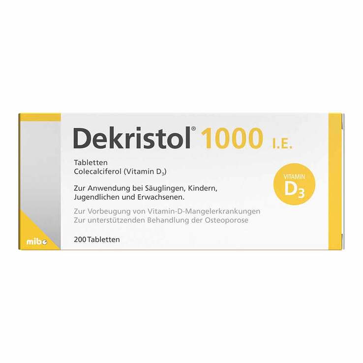 Dekristol 1.000 I.E. Tabletten, 200 St