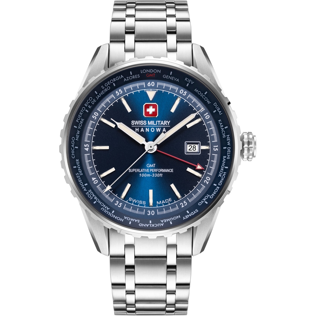 Swiss Military Hanowa Afterburn GMT Worldtimer