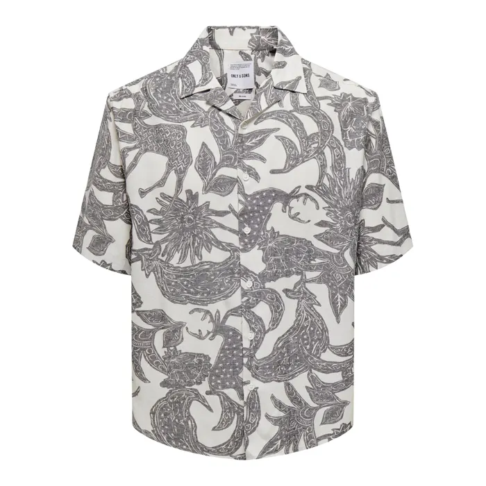 Only & Sons Den Life RLX Graphic AOP Overhemd Heren