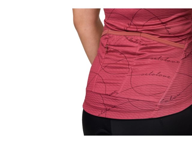 AGU Velo Wave Kortærmet Jersey Rød/Pink