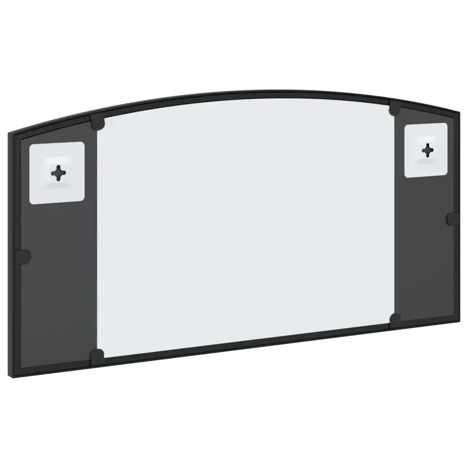 vidaXL - Wandspiegel - Zwart - IJzer - 60 x 30 cm