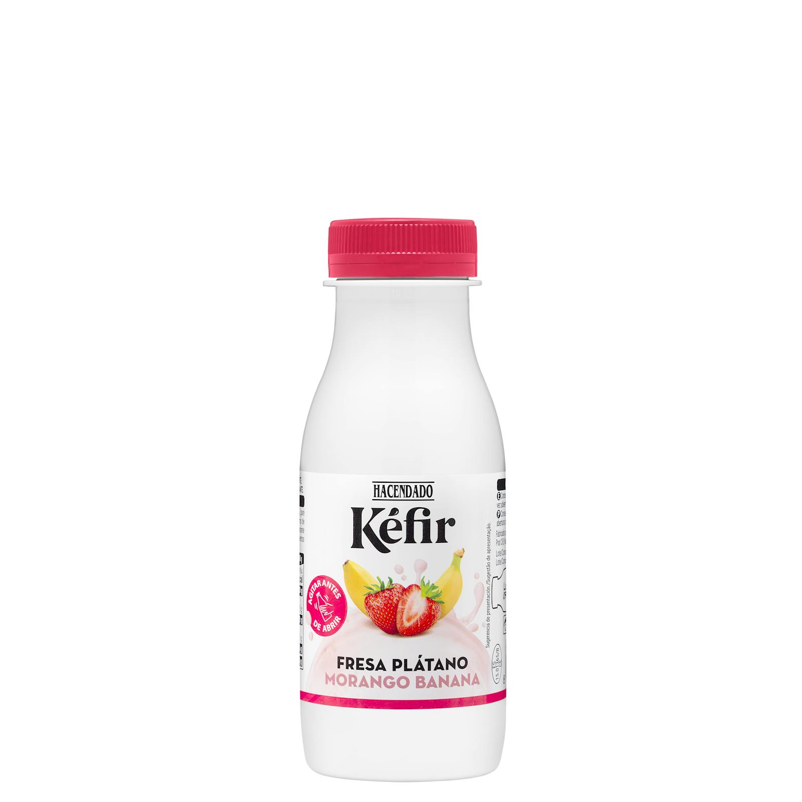 Boisson au kéfir fraise et banane Hacendado