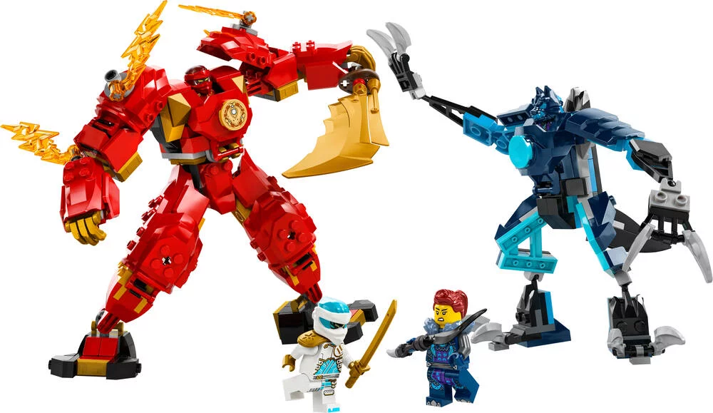 LEGO®NINJAGO® 71808 - LE ROBOT ELEMENTAIRE DU FEU DE KAI
