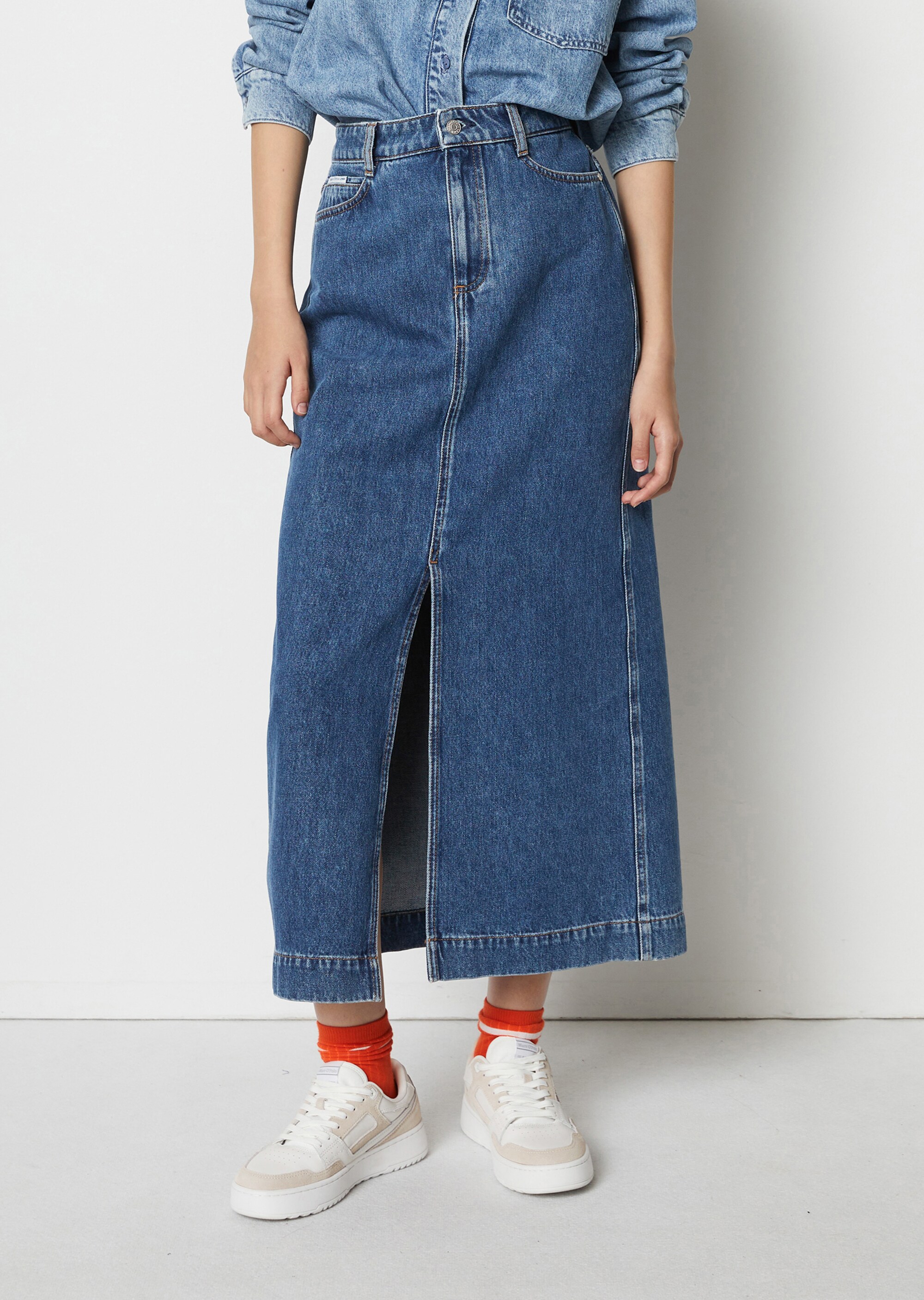 Jeansrock relaxedohne Stretch-Anteil