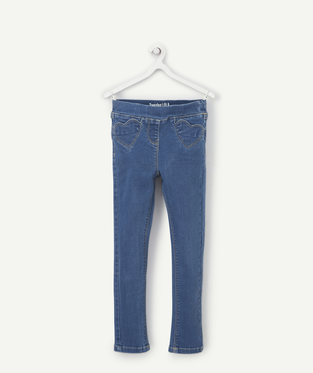 LOLA LE TREGGING FILLE EN DENIM BRUT LOW IMPACT