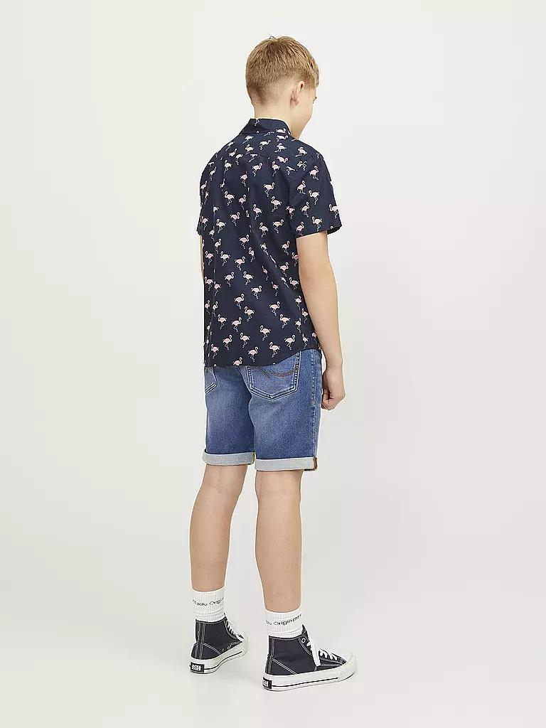JACK & JONES Jungen Shorts JJIRICK JJICON blau