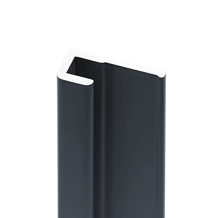 Profilé de fintion pour panneaux muraux Schulte DécoDesign, anthracite