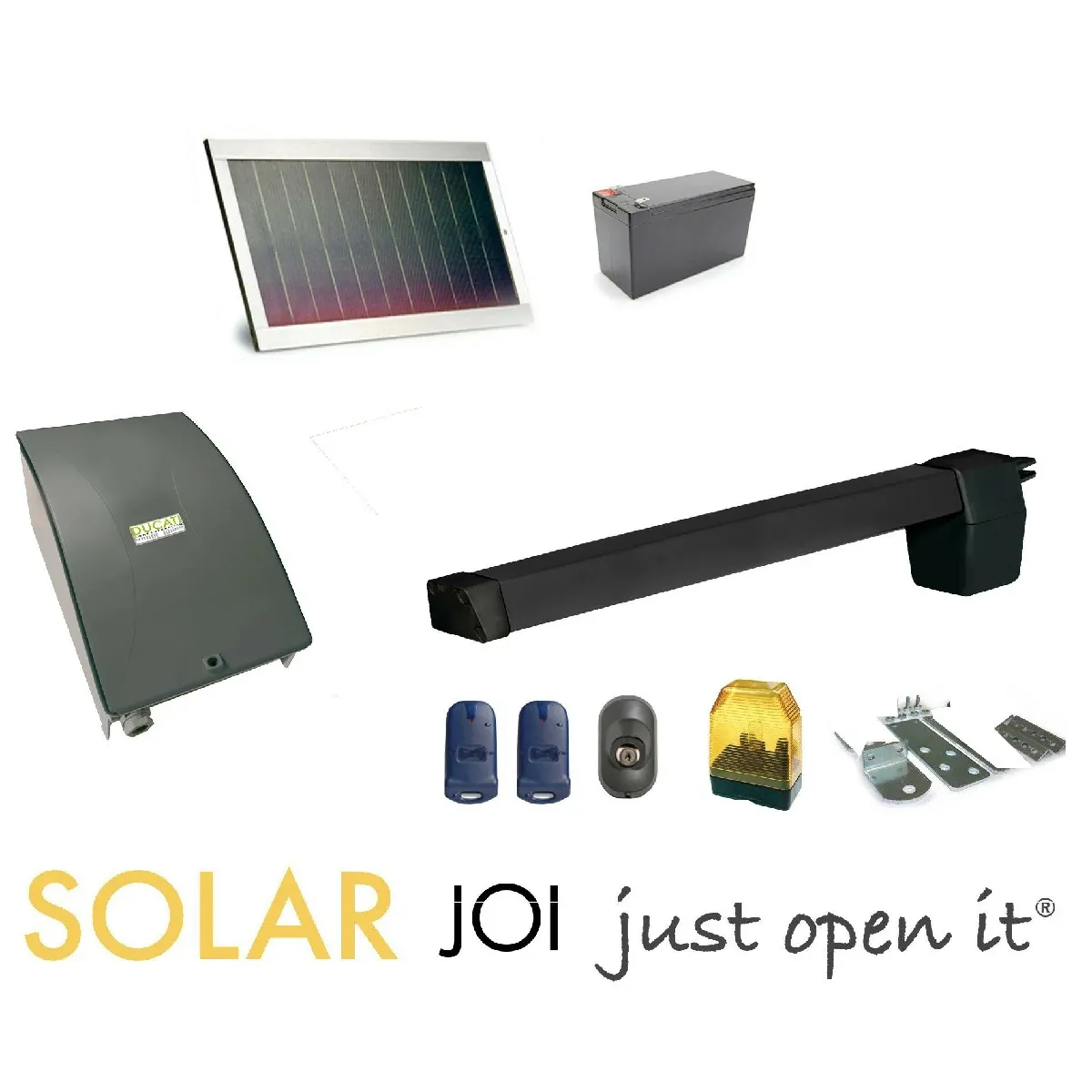 Ducati Home Automation HC619 SOLAR MONO - Kit motorisation solaire portail