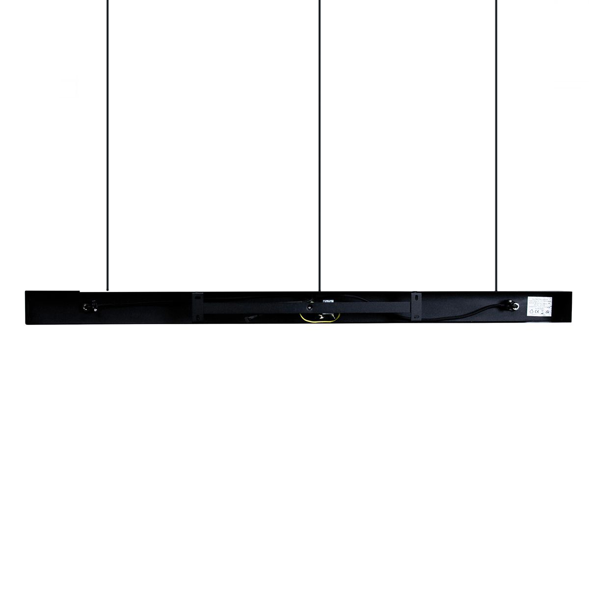 Moderne hanglamp zwart met grijs beton 3-lichts - Eton