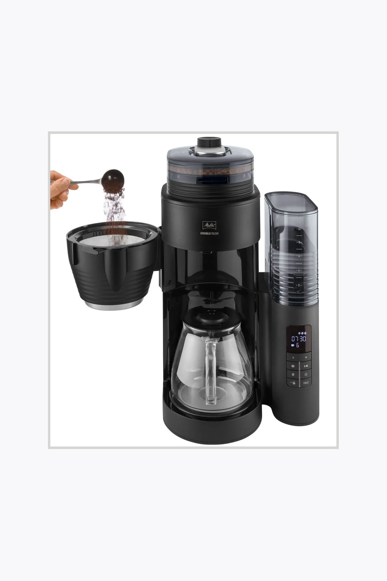 Melitta® AromaFresh X Filterkaffeemaschine Schwarz