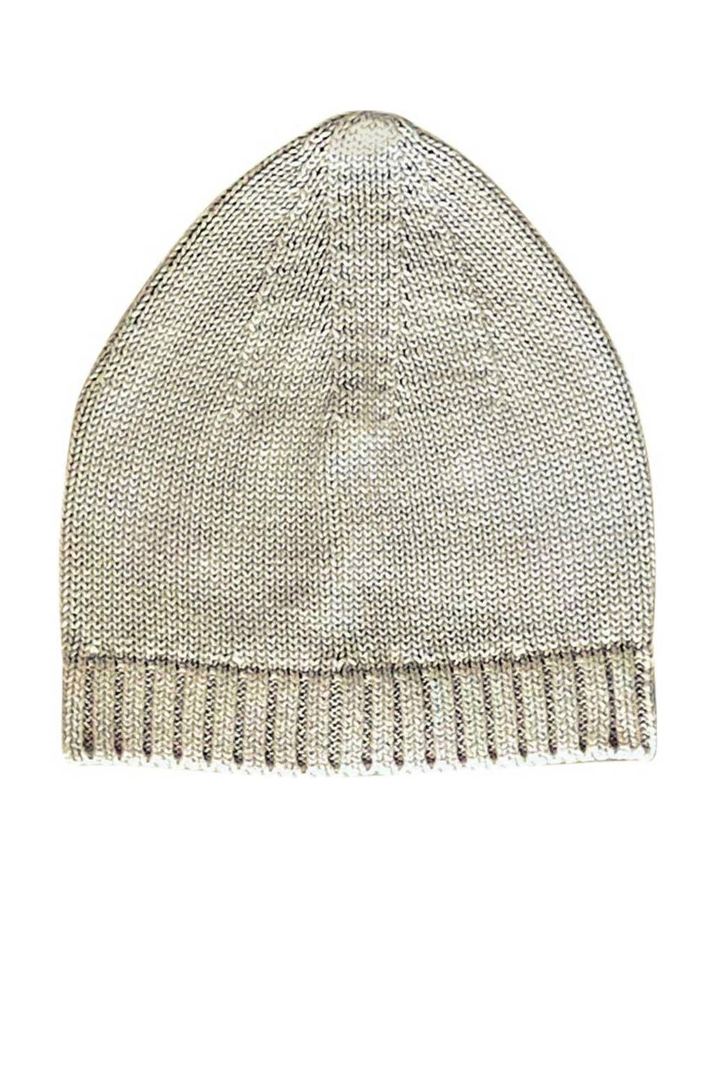 Witlof for kids gebreide muts off white